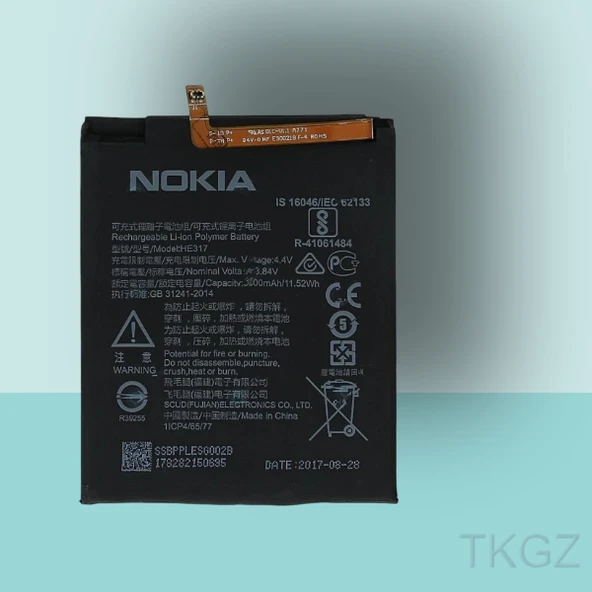 Tkgz - NOKIA  6 Batarya Pil Orijinal Sıfır ürün görseli 1
