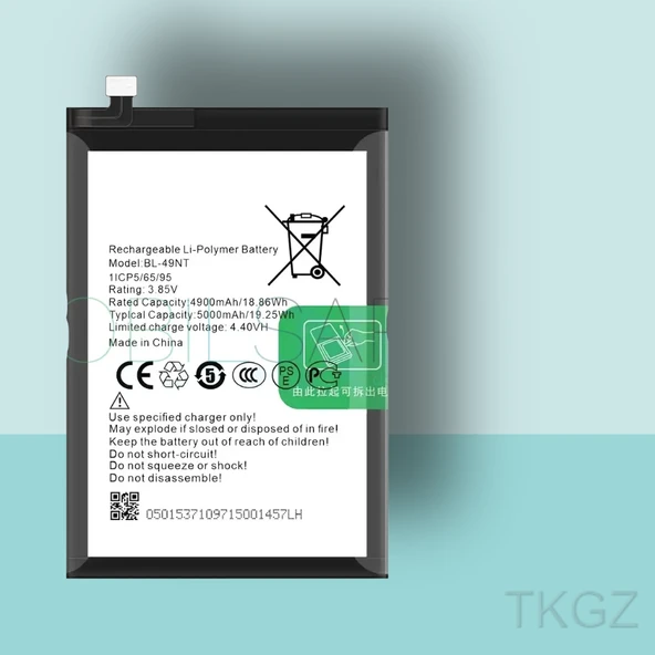 Tkgz - Tecno SPARK GO 2023 - BL-49NT - Batarya Pil Orijinal Sıfır ürün görseli 1