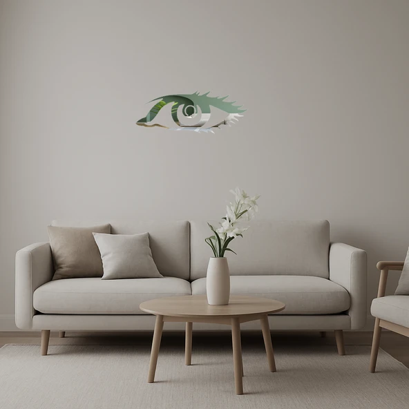 Göz İkonu  Dekoratif Aynalı Tablo ürün görseli 1