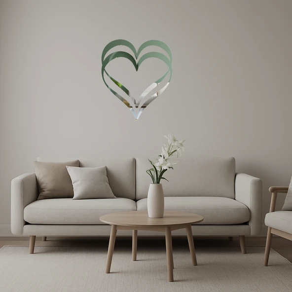 Romantik İç Mekan Dekoratif Aynalı Tablo ürün görseli 1