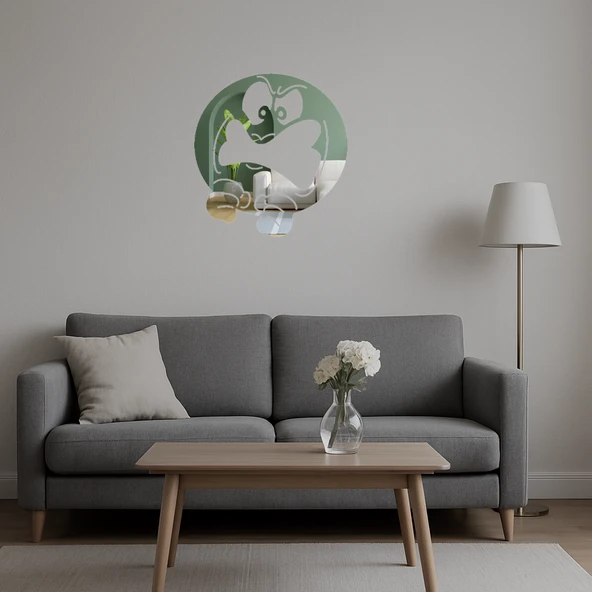 Çok Kızgın Yüz Emoji  Dekoratif Aynalı Tablo - Resim 5