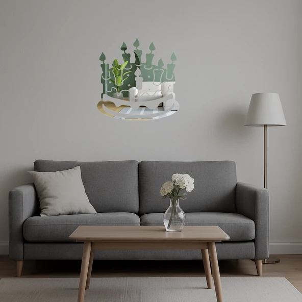 Parti Pastası Duvar Sanatı - Resim 5