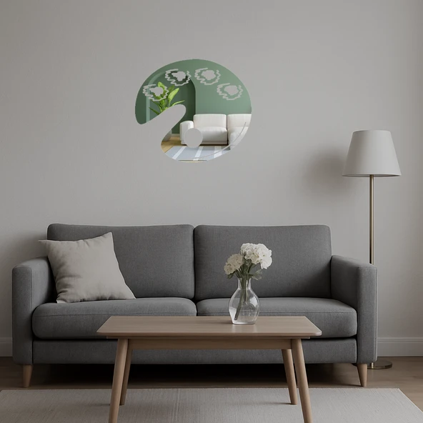 Renk Paleti Sanat Aynalı Tabloları - Resim 5