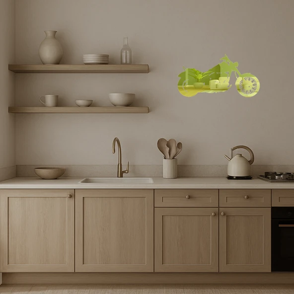 Klasik Motor Temalı  Duvar Sanatı - Resim 3