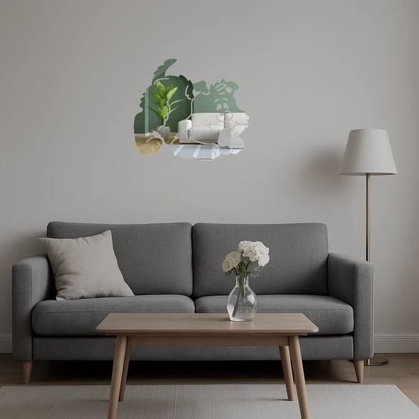 Sevimli Köpek Aynalı Tablosu - Resim 5