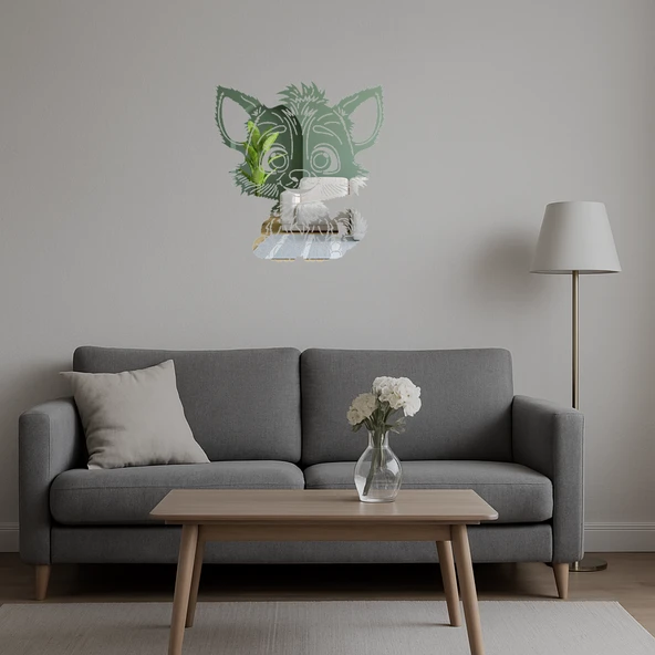 Sevimli Çizgi Karakter Dekoratif  Aynalı Tablo - Resim 5