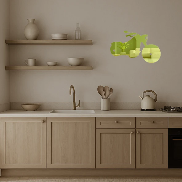 Klasik Motorcu  Duvar Dekorasyonu - Resim 3