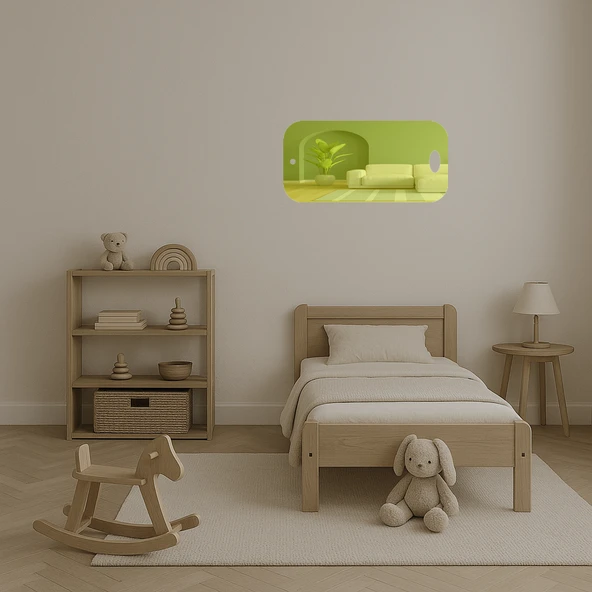 Modern Desenli Dekoratif Sunum Panosu - Resim 4