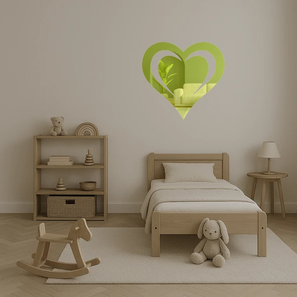 Aşk Temalı  Altın Aynalı Tablo - Resim 5