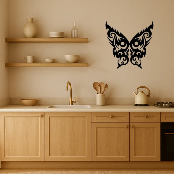 Çift Kelebek Dekoratif Tablo - Resim 2