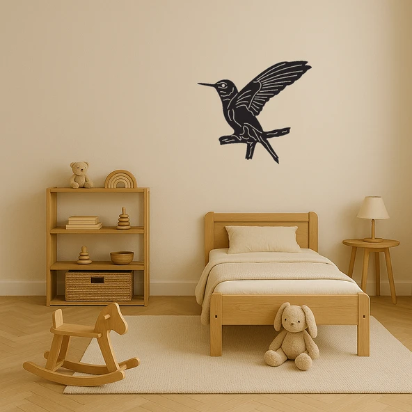 Kuş Ailesi Dekoratif Tablo - Aile ve Birliktelik - Resim 2