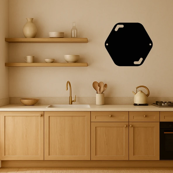 Vintage Çiçek Desenli MDF Dekoratif Tablo - Resim 2