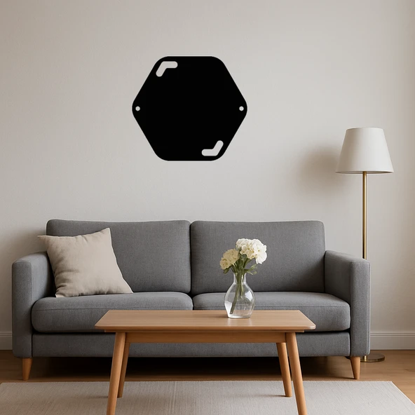 Vintage Çiçek Desenli MDF Dekoratif Tablo - Resim 4