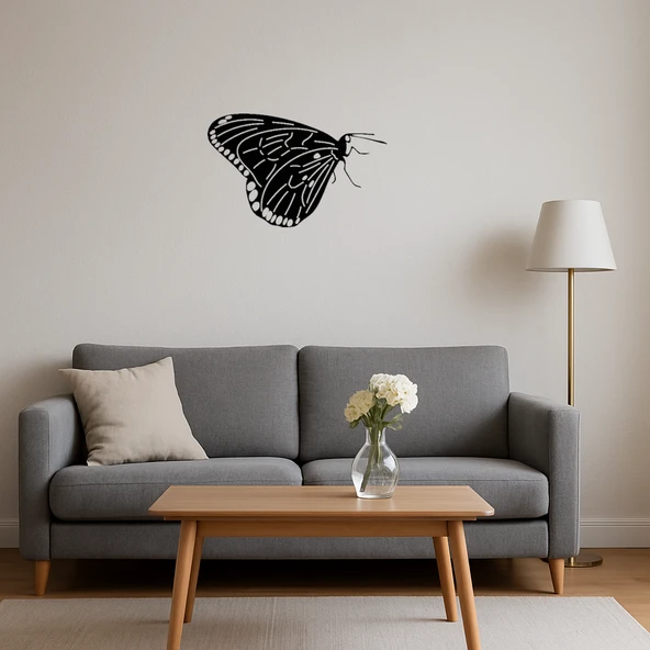 Zarif Kelebek Motifli Duvar Dekorasyonu - 4