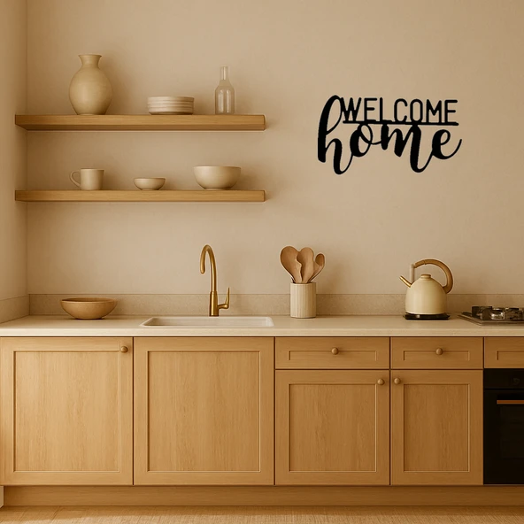 Sıcak Karşılama Temalı MDF Dekoratif Tablo - Resim 2