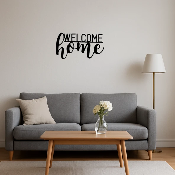 Sıcak Karşılama Temalı MDF Dekoratif Tablo - Resim 4