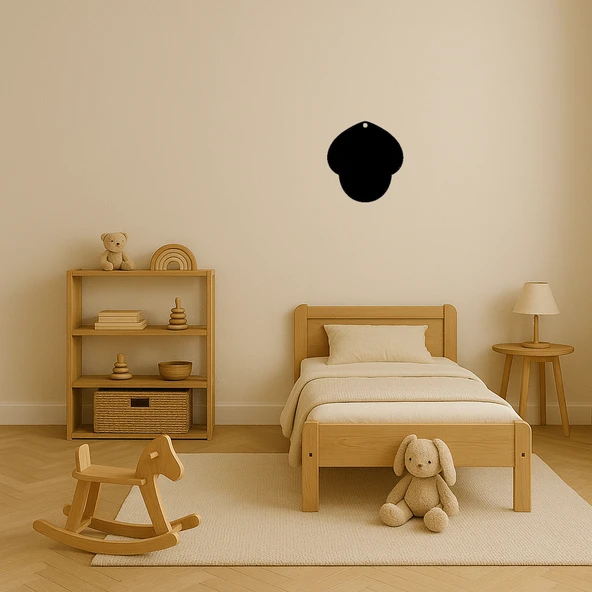 Üçlü Gözyaşı Damlası MDF Dekoratif Tablo - Resim 3