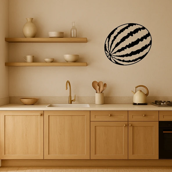 Renkli Karpuz Temalı Dekoratif Tablo - Resim 2