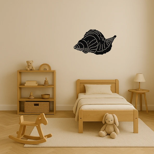 Estetik Deniz Kabukları Motifli Tablo - Resim 3