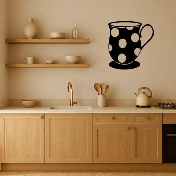 Çay Fincanı MDF Duvar Dekoru - 2