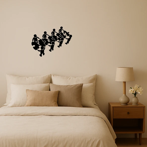 Başarıya Ulaşan Takım Dekoratif Tablo