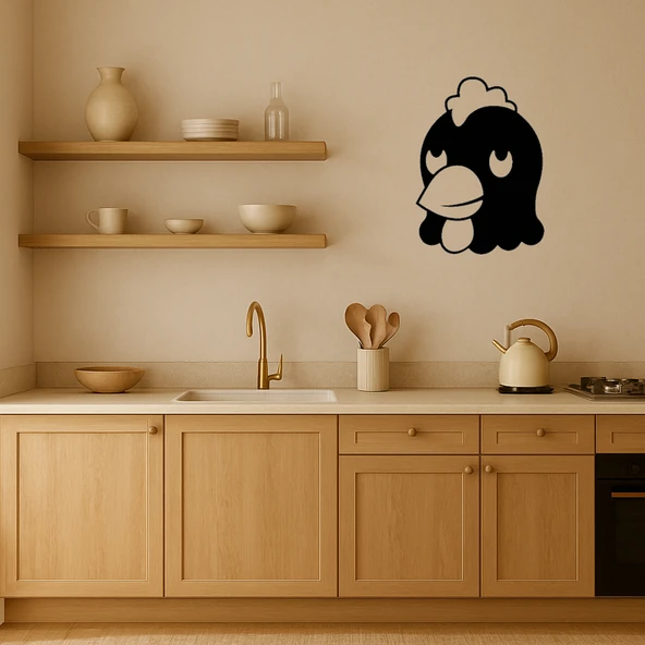 Dekoratif Tavuk Yüzü Tablosu - Resim 2