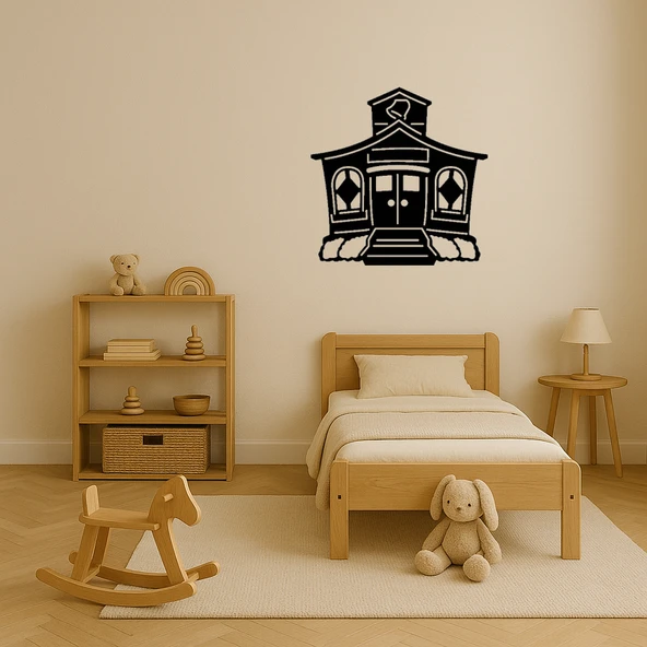 Minimalist Mimari Tasarımlı MDF Duvar Dekoru - 3