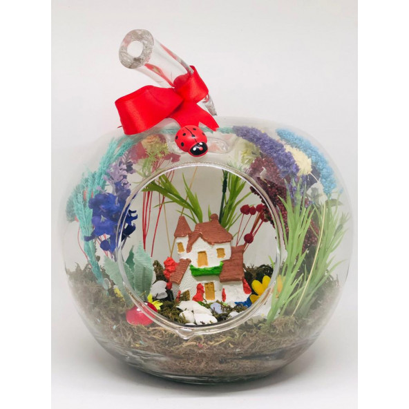 Minikkuş Tasarım Şen Bahçem Teraryum - Resim 3