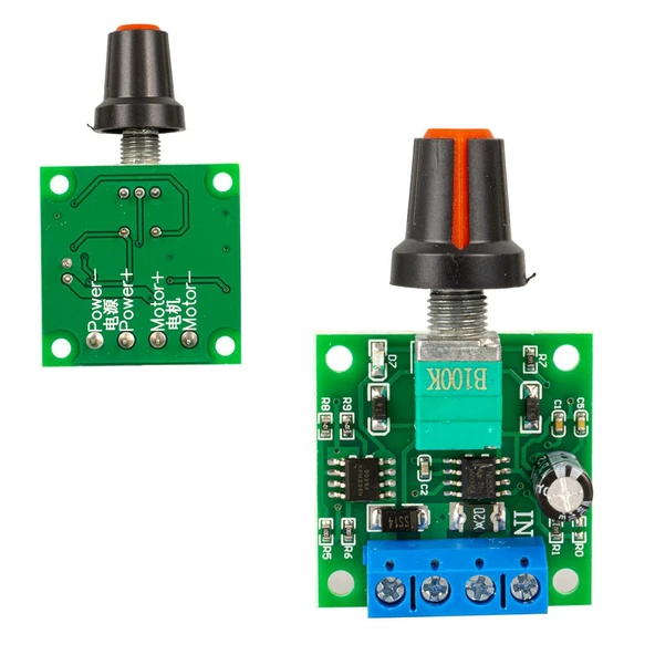 Weko CA-102A PWM DC Motor Yönetici 1.8 - 15 Volt 2 Amper Led Dimmer Hız Düzenleyici Modül