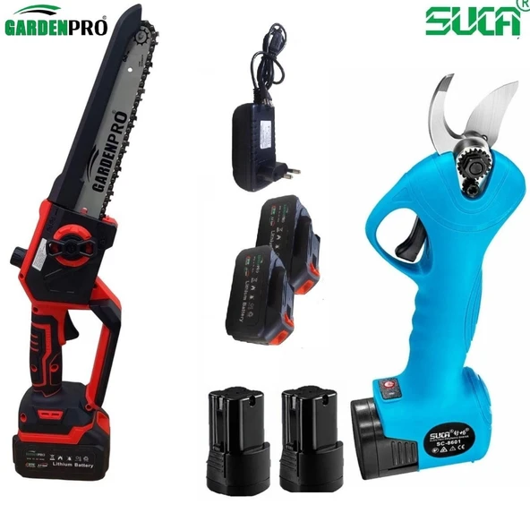Lityum Akülü Budama Testeresi Ve Budama Makas Seti ürün görseli