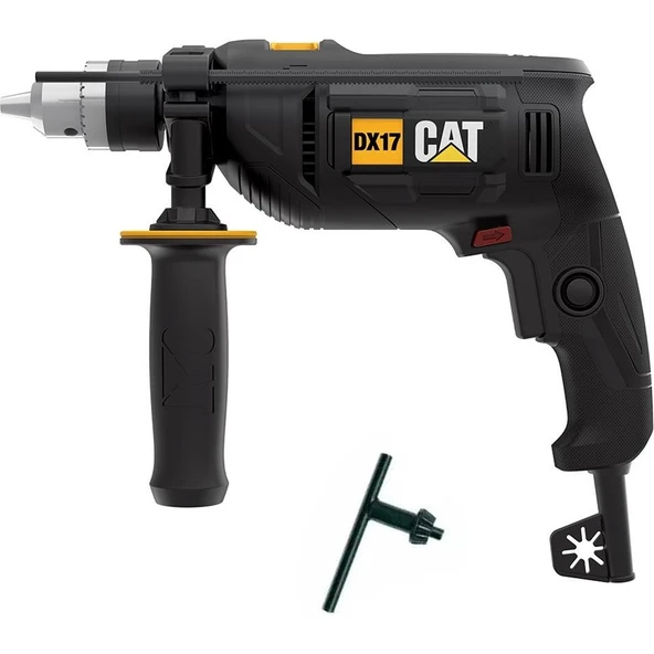 Cat DX17.1 750W 13 mm Profesyonel Darbeli Matkap + 8 Parça Aksesuar - 2