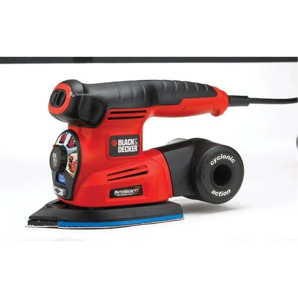 Black & Decker KA280K-QS 220W Çok Amaçlı Zımpara Zımpara (Üçgen, Eksantrik, Titreşim) - 5