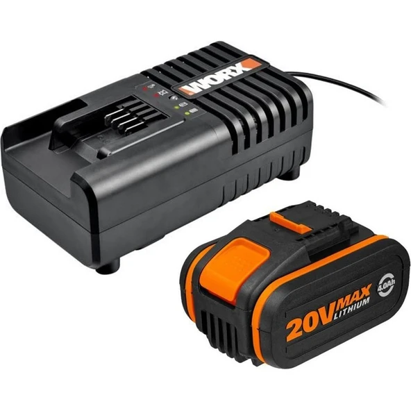Worx WA3604 20VOLT 4.0AH Powershare Li-Ion Akü ve Akü Şarj Cihazı