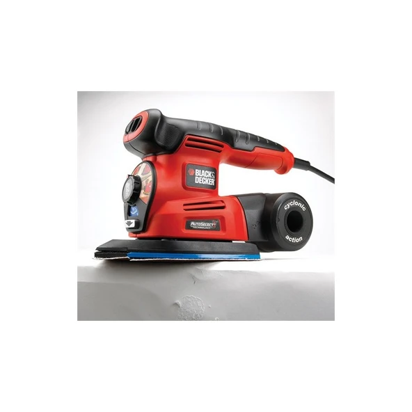 Black & Decker KA280K-QS 220W Çok Amaçlı Zımpara Zımpara (Üçgen, Eksantrik, Titreşim) - 4