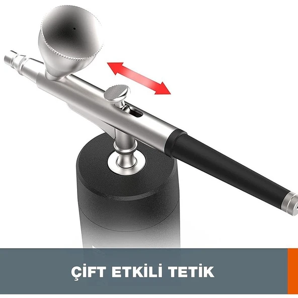 Worx WX742.9 Makerx 20VOLT Profesyonel Mini Air Brush Boya Tabancası (Akü Dahil Değildir) - Resim 2