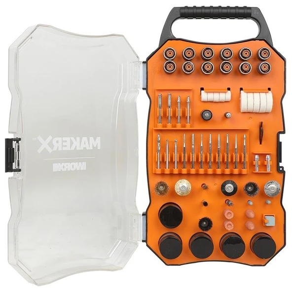 Worx WA7208 201 Parça Universal Gravür Hobi Aksesuar Seti