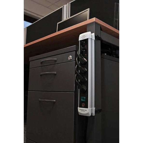 Brennenstuhl Premium Line 6 lı 3 Metre Akım Korumalı Uzatma Priz - 3