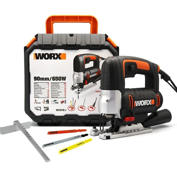 Worx WX478.1 650WATT Profesyonel Devir Ayarlı Dekupaj Testere - 1