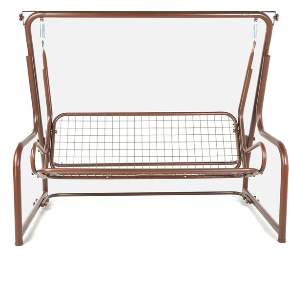 Evinizin Atölyesi Yatarlı Metal Salıncak Kahve, - 5