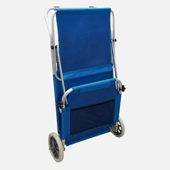 Evinizin Atölyesi Evinizin Gölgelikli Şezlong, Tekerlekli Şezlong, Katlanır Şezlong - 5