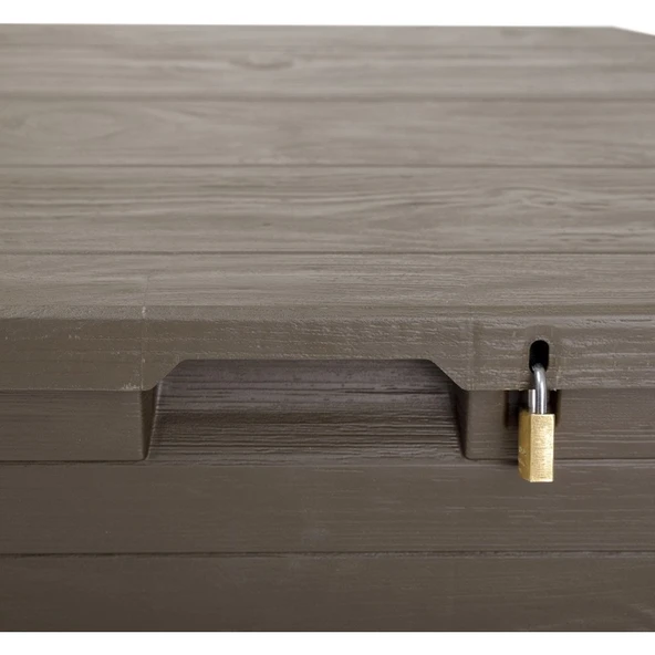 Toomax Woody's 90Lt Kahverengi Bahçe, Teras, Balkon Depolama Sandığı - 3