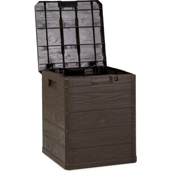 Toomax Woody's 90Lt Kahverengi Bahçe, Teras, Balkon Depolama Sandığı - 2