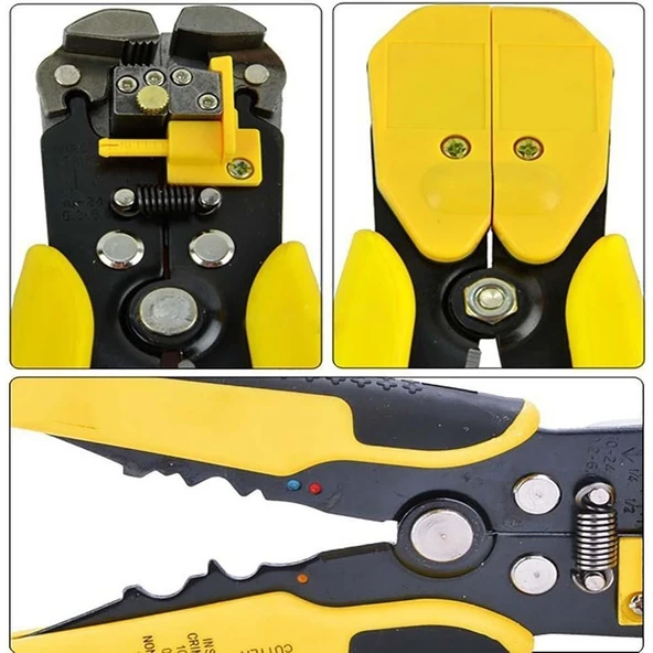 Guangdong Spirit Çok Işlevli Otomatik Tel Soyucu Kablo Kesici Soyucu Crimperpense Aracı - Resim 3