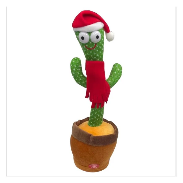 Alitech Konuşan Dans Eden Kaktüs Işıklı Saksı Peluş Oyuncak ürün görseli