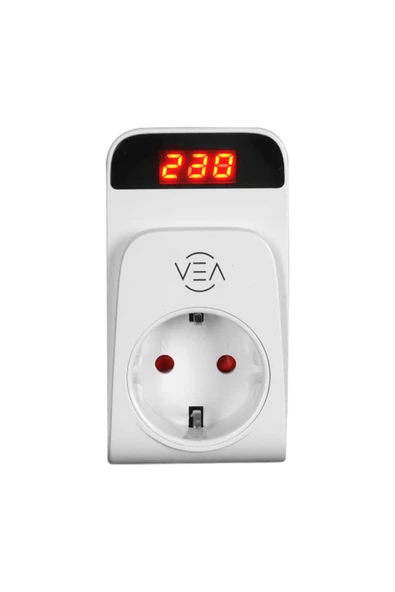 Tekli Akım Korumalı Priz Dijital Ekranlı 15A 3520W Aşırı Gerilim Koruma CE Sertifikalı - Resim 2