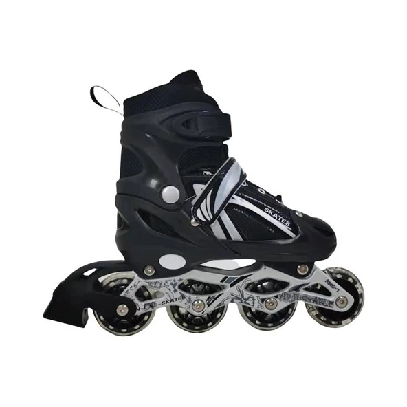 Vadi Çift Sıra Alüminyum Gövdeli Ayarlanabilir Alıştırma Pateni Çanta Hediyeli ürün görseli