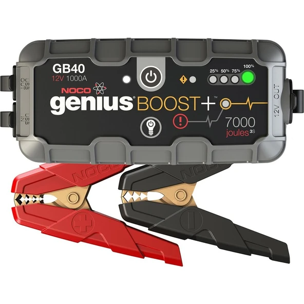 Noco Genius GB40 12V 1000Amp Ultrasafe Lityum Akü Takviye + Powerbank + Led Lamba - 2