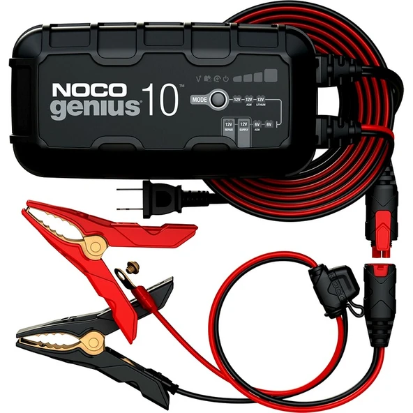 Noco Genius10 6V/12V 230A Akıllı Akü Şarj Ve Akü Bakım/Desülfatör/Power Supply - 2