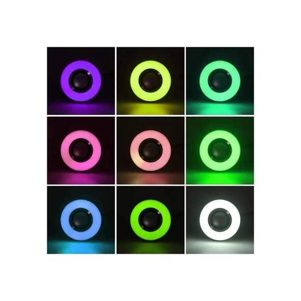 Bigem Bluetooth Bağlantılı LED Lamba Müzikli - 3