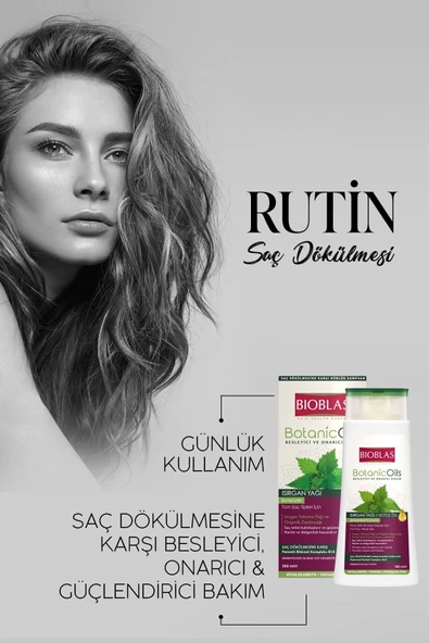 Bioblas Botanic Oils Isırgan Yağlı Şampuan 360 ml - Resim 3